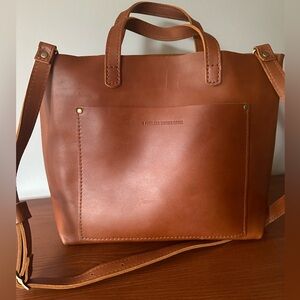 Portland Leather “Almost Perfect” Medium Crossbody in Honey